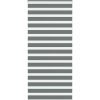 VidaXL Roleta zebra, tmavošedá, šírka tkaniny 95,9 cm, polyester