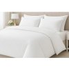 Brotex Hotelové obliečky 140x220, 70x90cm Atlas gradl Biely - česaný 145g/m2, prúžok 2cm Zapínanie: nitený gombík