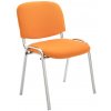 Stolička pre návštevy Ken C látka, oranžová