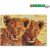 SES Creative Beedz Art Nažehľovacie korálky Levice 30x45,5 cm 7000 ks