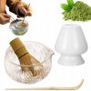 SADA NA PRÍPRAVU ČAJU MATCHA: METLIČKA CHASEN, STOJAN A BAMBUSOVÉ LYŽIČKY, 7 ks