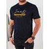 Pánske tričko s potlačou Farba sivá DSTREET RX5424 Farba: Modrá, Veľkosť: M