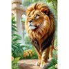 Diamantový obraz Lev kráľ zvierat