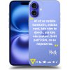 Picasee silikónový prehľadný obal pre Apple iPhone 16 Plus - Kazma - SVĚT PATŘÍ TĚM, CO SE NEPOSEROU