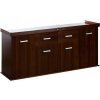Diversa skrinka Solid 200x80x75 cm rovná Varianta: Čierna