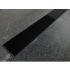BESCO Odtokový žľab VIRGO BLACK Rozmer A - 90 cm ZLOL90VBL