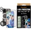 PanzerGlass Bundle Hoops + Tvrdené sklo UWF + Hard Case + Magnetic Ring Mount pre iPhone 16 Pro, transparentná B1292_2862_1284_S