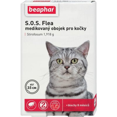 Beaphar SOS antiparazitný obojok pre mačky 35 cm od 8,9 € - Heureka.sk