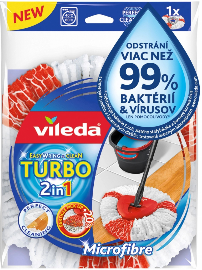 Vileda EasyWringClean Turbo 2v1 náhradní návlek pro Easy Wring Clean a Easy Wring Clean Turbo 151609-V