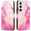 VSETKONAMOBIL 90800 ART MARBLE Peňaženkový kryt pre Samsung Galaxy S24 FE 5G PINK