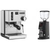 Rancilio Silvia BC + Eureka Atom W 65, black