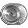 AQUALINE - Nerezový drez s odkvapom 57x18x45cm AQ5745B