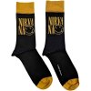 Nirvana Ponožky Logo Stacked Black 40-45