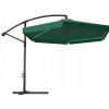GARDEN LINE záhradný konzolový slnečník 300 cm BANANA - Tmavozelená