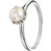 Elements silver Perlový strieborný prsteň R3446W