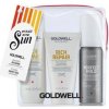 Goldwell Dualsenses Rich Repair Travel Set - Šampon 100 ml + maska 50 ml + lak na vlasy big finish 100 ml Dárková sada