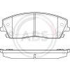 Sada brzdových platničiek kotúčovej brzdy A.B.S. ALL BRAKE SYSTEMS BV. 37609
