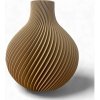 Váza wave 3 Zvoľte farbu: Piesková, Velkosť nova kolekcia: M - 200mm