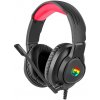 Marvo HG8958, slúchadlá s mikrofónom, drôtová, čierna, herná, 3.5 mm jack + rozdvojka + USB