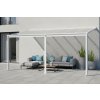 Lanit Plast Wall 53 biela / číry PC LG2132 hliníková pergola k domu | cena za ks