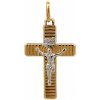 Zlatnictvo.sk Zlatý prívesok Krížik PRI24213