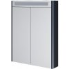 MEREO - Siena, kúpeľňová galérka 64 cm, zrkadlová skrinka, čierna mat CN446GA