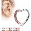 Piercing do nosu/ucha ve tvaru srdce RXH01