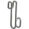 Aqualine Aqualine, Závesný háčik na sprchové zásteny, chróm, 37020