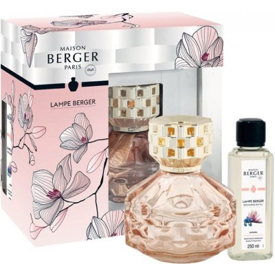 Maison Berger Paris Darčeková sada katalyckej lampy Bolero ružová 350 ml + náplň 250 ml