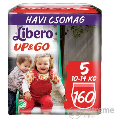 Libero Up&Go 5 nohavičkové plienky 10-14 kg 160 ks od 38 € - Heureka.sk