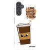Picasee silikónový prehľadný obal pre Samsung Galaxy A14 4G A145R - Cute coffee