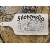 Drevená doska na krájanie Slovensko 3