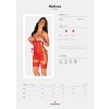 Zvodná košieľka Rediosa chemise - Obsessive S/M červená