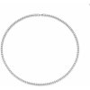 OLIVIE Strieborný tenisový 50cm/3mm náhrdelník 7287 Ag 925; ≤25 g.