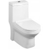 SAPHO - HUBERT WC kombi, spodný/zadný odpad, biela PB304