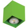 VKLED 75169-177108 Bodové stropné svietidlo GU10 kváder 8 cm IP20 COLOR MIX Farba: Zelená
