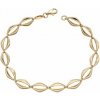 Elements Zlatý náramok 9ct Gold GB487