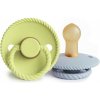 DVOJBALENIE CUMLÍKOV FRIGG ROPE GREEN TEA/ POWDER BLUE, 0-6M, KAUČUK