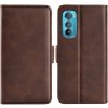 VSETKONAMOBIL 44642 SIDE Peňaženkové puzdro Motorola Edge 30 tmavohnedé