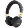 Guess PU Leather 4G Metal Logo BT5.3 Stereo Headphone Black GUBH704GEMK