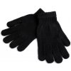 Pletené rukavice čierne