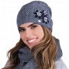Kamea Lusi ZIMNÁ ČIAPKA dámska teplá námornícka modrá UNI