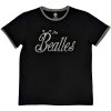 Tričko The Beatles - Bug Logo, Unisex,Čierna,M