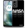 Picasee silikónový čierny obal pre Motorola Moto E14 - NASA Triple