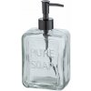 Wenko Dávkovač tekutého mydla Pure 550 ml transparentný