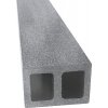 Podkladný hranol pre terasové dosky WPC 40 x 60 x 2200 mm tmavosivý