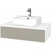 Dreja Kúpeľňová skrinka MODULE SZZ 80 umývadlo Joy 3 - N01 Biela lesk / M05 Béžová mat