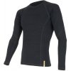 Tričko dlhé pánske SENSOR MERINO DOUBLE FACE čierne L