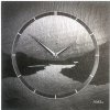 Dizajnové nástenné bridlicové hodiny 9512 AMS 30cm (4037445153813)