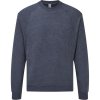 Fruit of the Loom Mikina Classic Raglan Sweat, raglánová COT-162216t4102 M Melír vintage navy